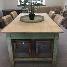 VINTAGE PINE SCRUBBED TOP TABLE
