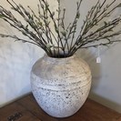 STONE EFFECT CERAMIC VASE