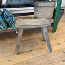 LOW WOODEN STOOL
