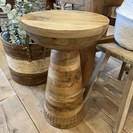 MANGO WOOD SIDE TABLE
